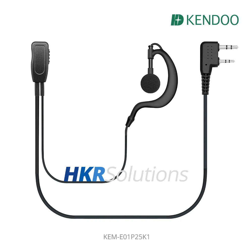 KEM-E01P25K1 Two-way Radio Ear-hanger Earplug Headset