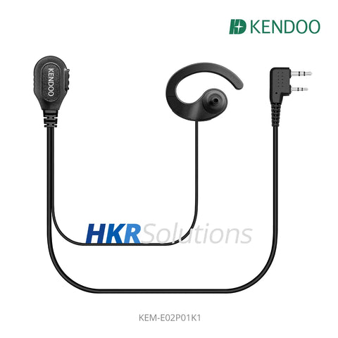 KEM-E02P01K1 Two-way Radio Ear-hanger Earplug Headset