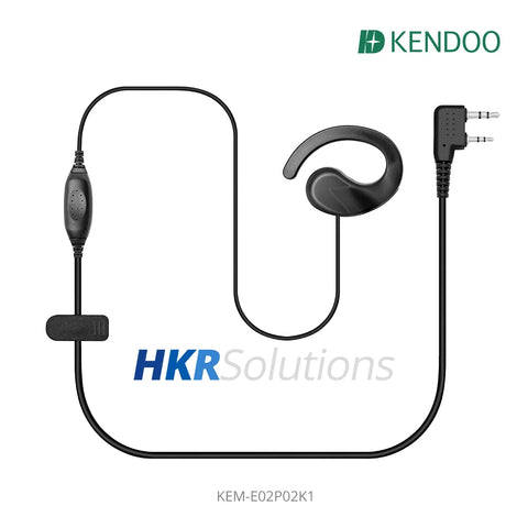 KEM-E02P02K1 Two-way Radio Ear-hanger Earplug Headset