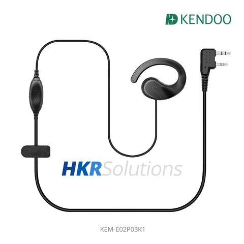 KEM-E02P03K1 Two-way Radio Ear-hanger Earplug Headset