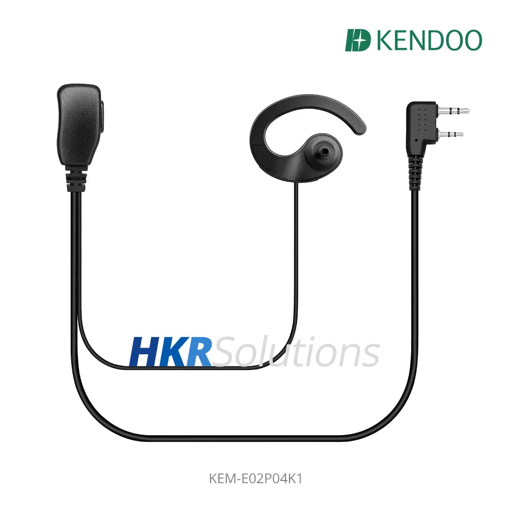 KEM-E02P04K1 Two-way Radio Ear-hanger Earplug Headset