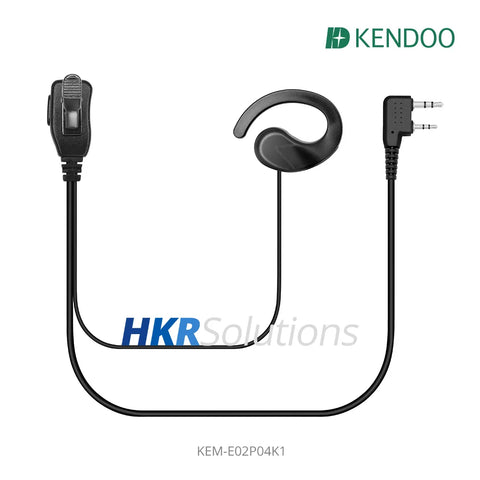 KEM-E02P04K1 Two-way Radio Ear-hanger Earplug Headset