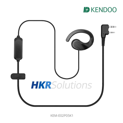 KEM-E02P05K1 Two-way Radio Ear-hanger Earplug Headset