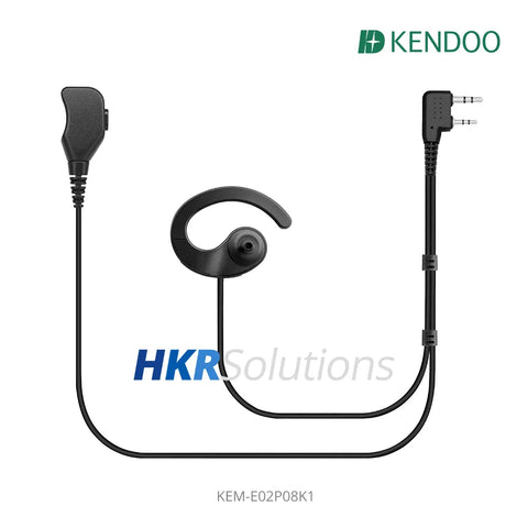 KEM-E02P08K1 Two-way Radio Ear-hanger Earplug Headset