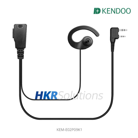 KEM-E02P09K1 Two-way Radio Ear-hanger Earplug Headset