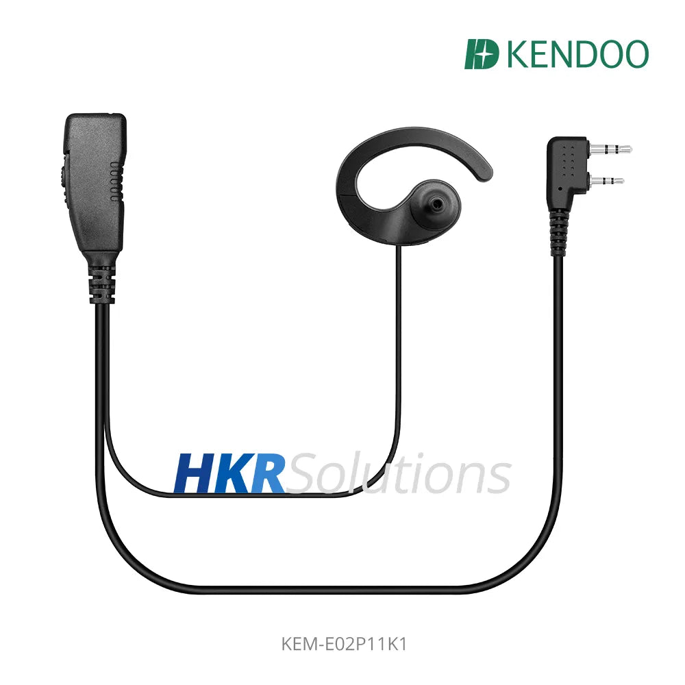 KEM-E02P11K1 Two-way Radio Ear-hanger Earplug Headset