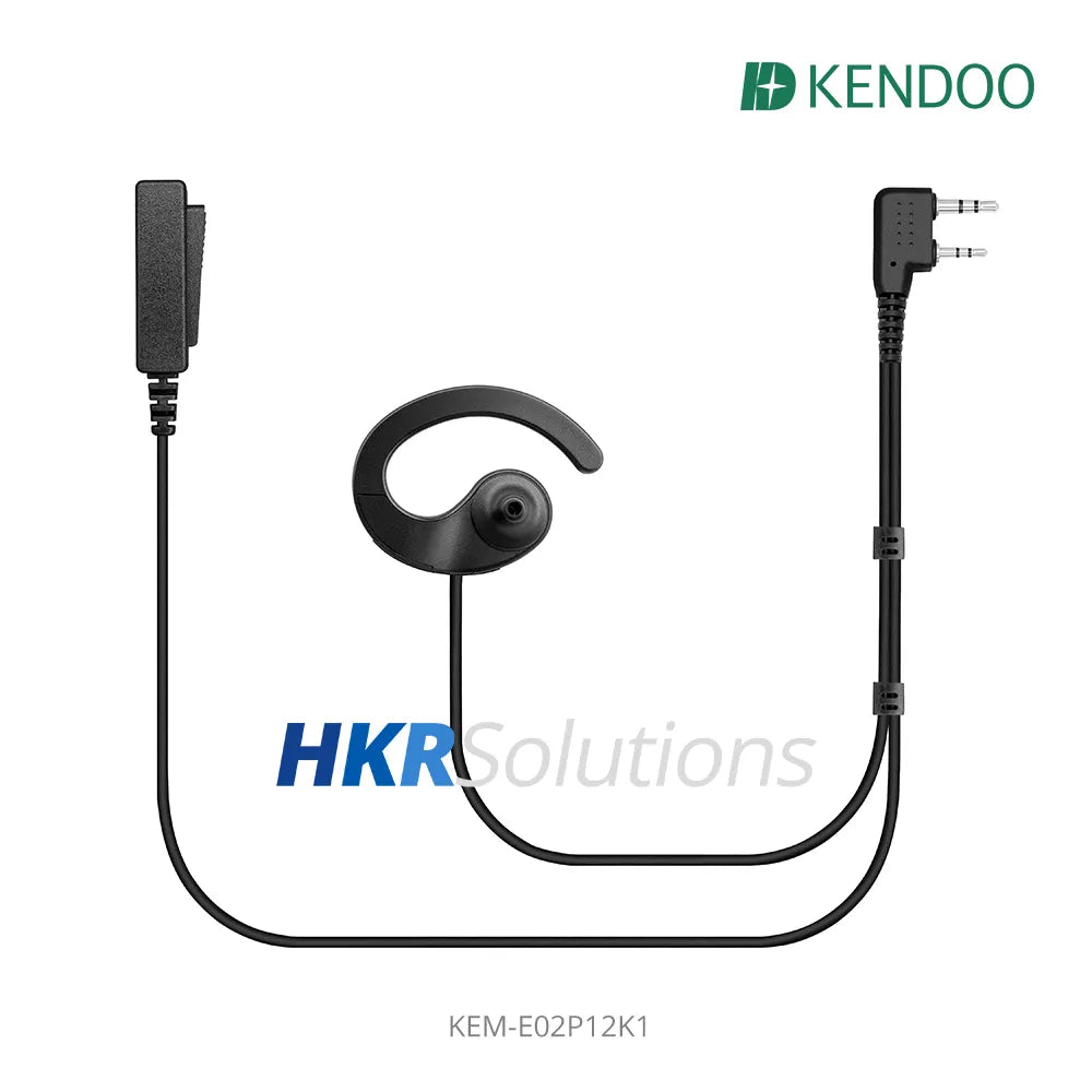 KEM-E02P12K1 Two-way Radio Ear-hanger Earplug Headset