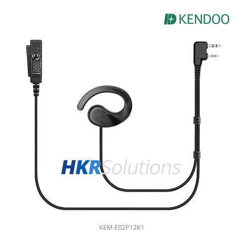 KEM-E02P12K1 Two-way Radio Ear-hanger Earplug Headset