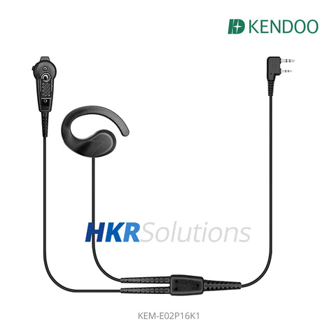 KEM-E02P16K1 Two-way Radio Ear-hanger Earplug Headset