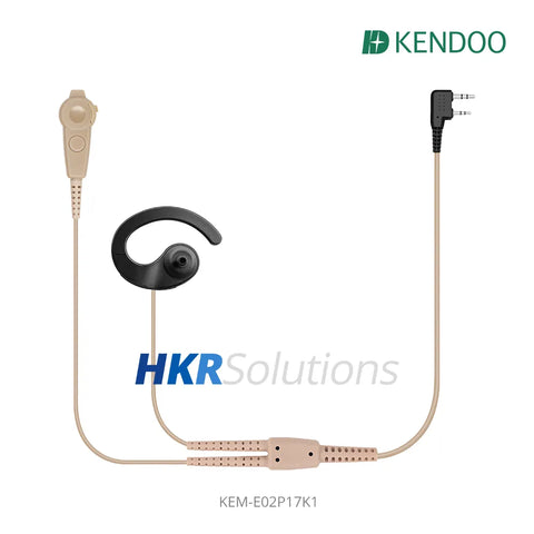 KEM-E02P17K1 Two-way Radio Ear-hanger Earplug Headset