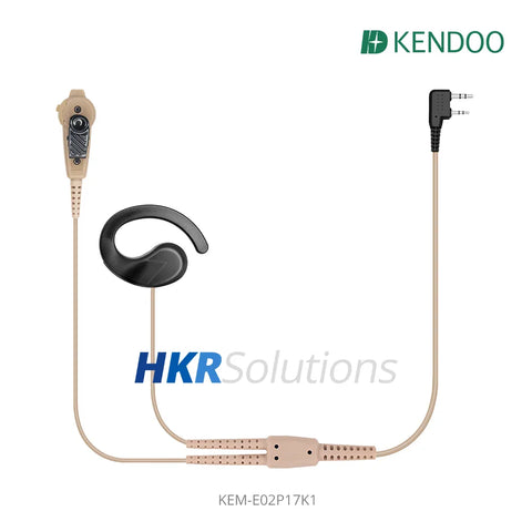 KEM-E02P17K1 Two-way Radio Ear-hanger Earplug Headset