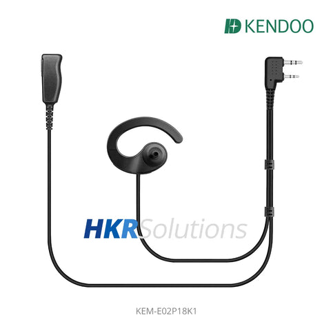 KEM-E02P18K1 Two-way Radio Ear-hanger Earplug Headset