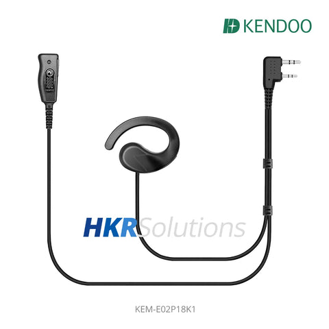 KEM-E02P18K1 Two-way Radio Ear-hanger Earplug Headset