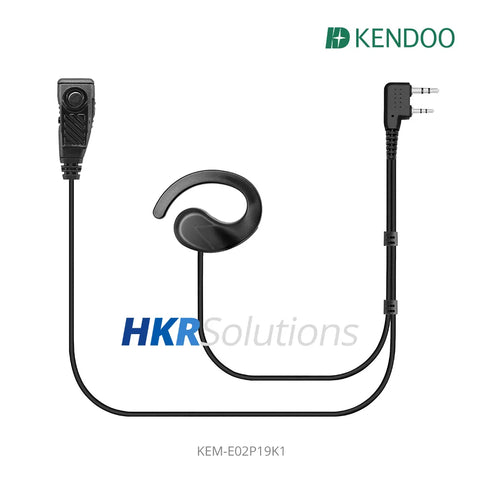 KEM-E02P19K1 Two-way Radio Ear-hanger Earplug Headset