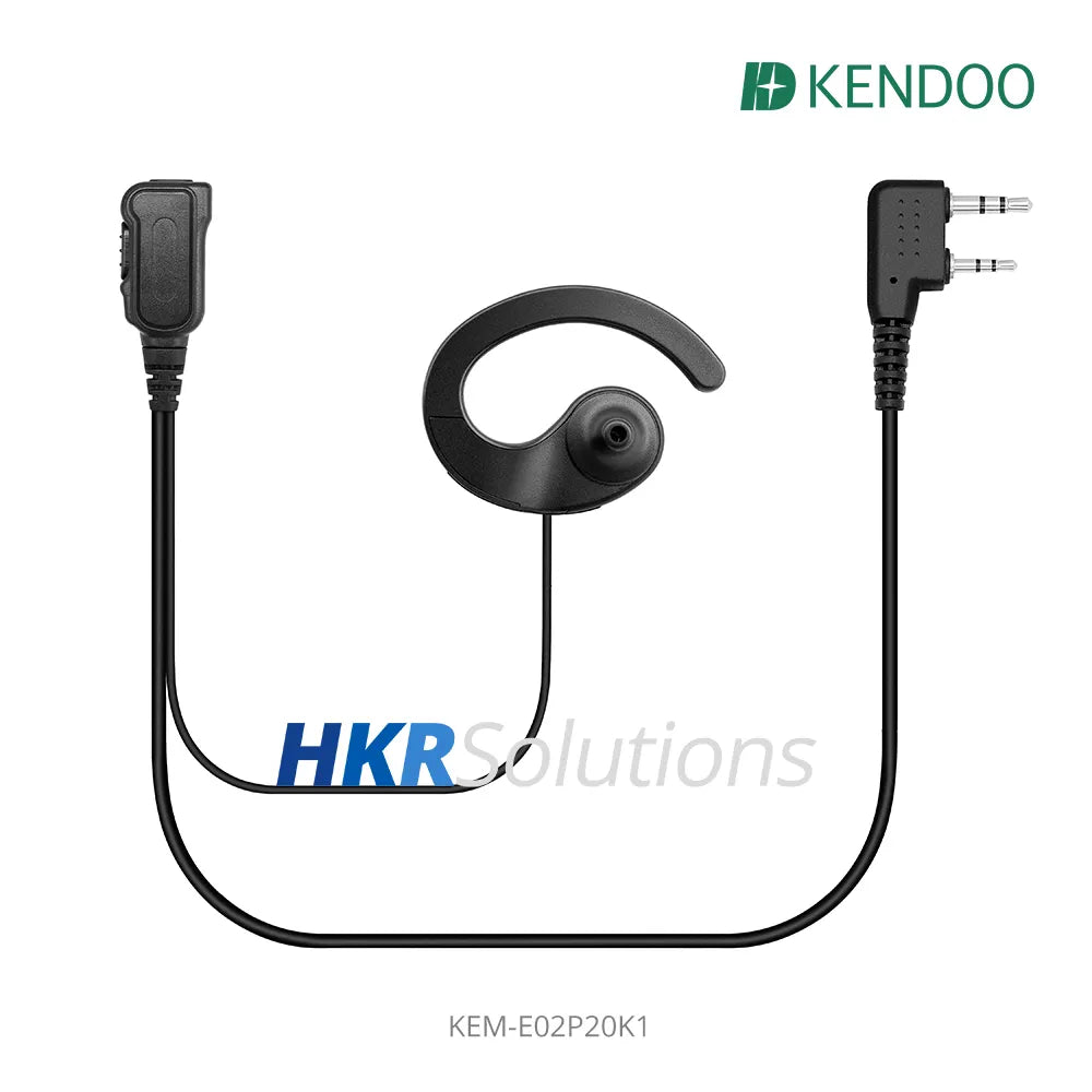 KEM-E02P20K1 Two-way Radio Ear-hanger Earplug Headset