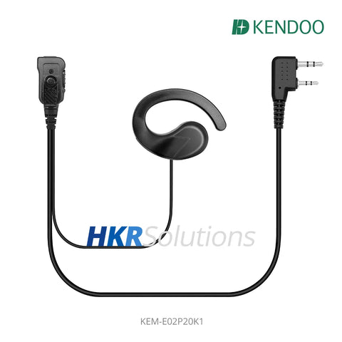 KEM-E02P20K1 Two-way Radio Ear-hanger Earplug Headset