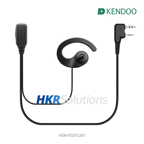 KEM-E02P22K1 Two-way Radio Ear-hanger Earplug Headset