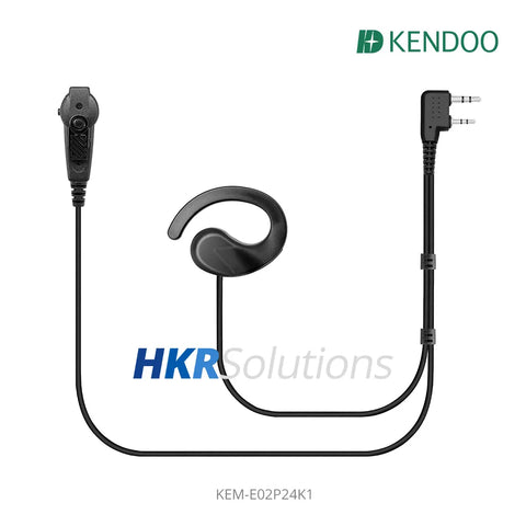 KEM-E02P23K1 Two-way Radio Ear-hanger Earplug Headset