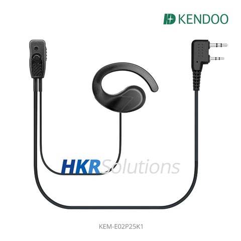 KEM-E02P25K1 Two-way Radio Ear-hanger Earplug Headset