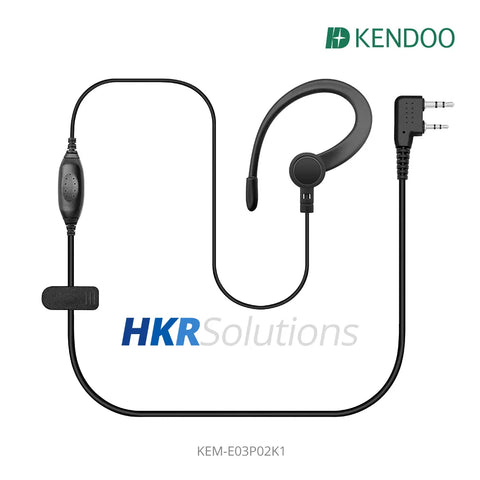 KEM-E03P02K1 Two-way Radio Ear-hanger Earplug Headset