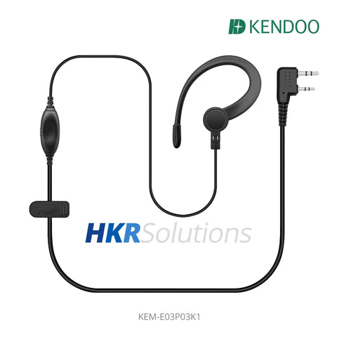 KEM-E03P03K1 Two-way Radio Ear-hanger Earplug Headset