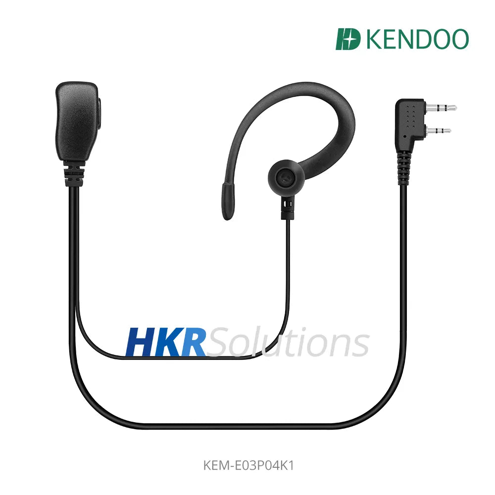 KEM-E03P04K1 Two-way Radio Ear-hanger Earplug Headset