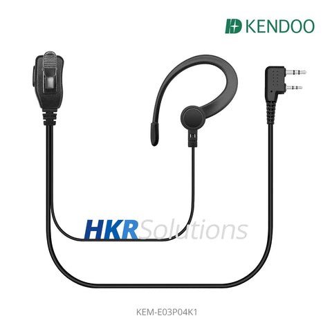 KEM-E03P04K1 Two-way Radio Ear-hanger Earplug Headset