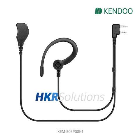 KEM-E03P08K1 Two-way Radio Ear-hanger Earplug Headset