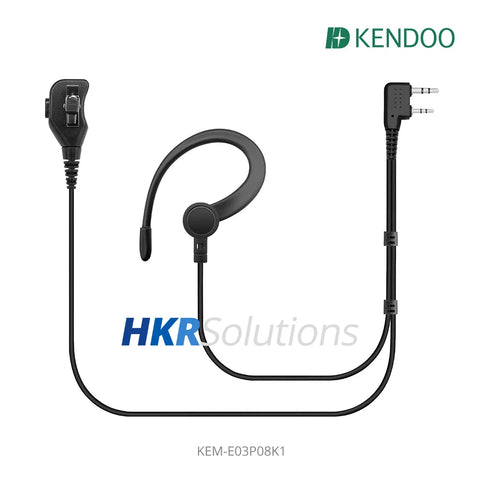 KEM-E03P08K1 Two-way Radio Ear-hanger Earplug Headset