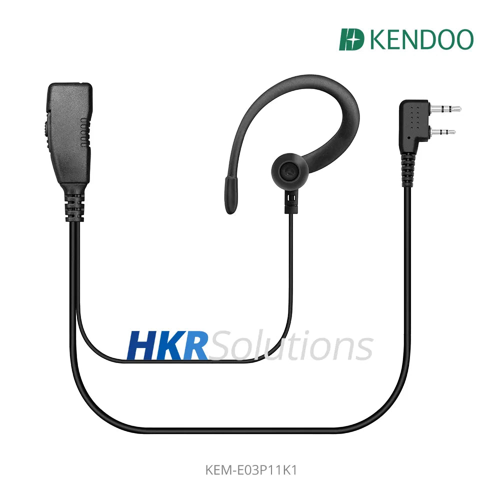 KEM-E03P11K1 Two-way Radio Ear-hanger Earplug Headset