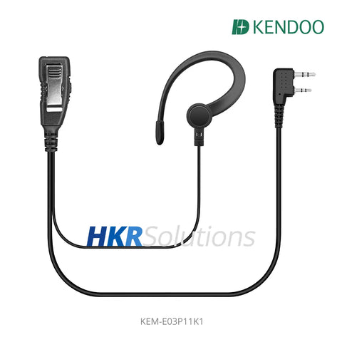 KEM-E03P11K1 Two-way Radio Ear-hanger Earplug Headset