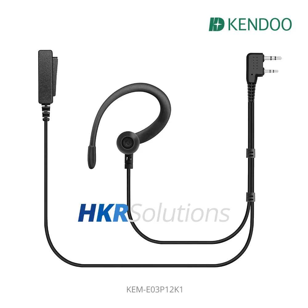 KEM-E03P12K1 Two-way Radio Ear-hanger Earplug Headset