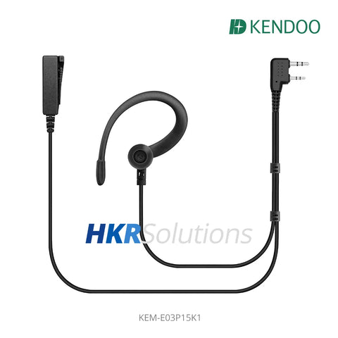 KEM-E03P15K1 Two-way Radio Ear-hanger Earplug Headset