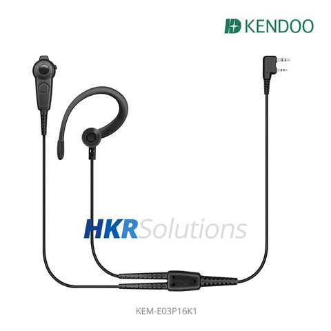 KEM-E03P16K1 Two-way Radio Ear-hanger Earplug Headset