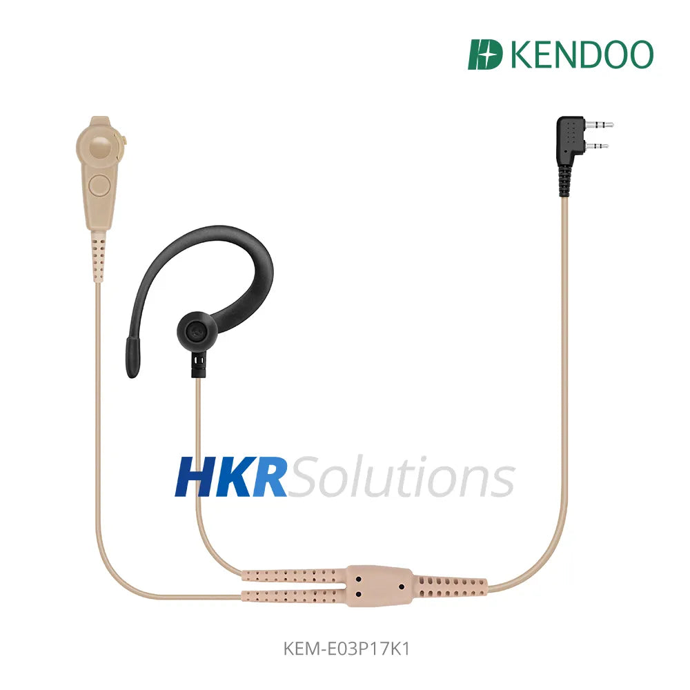 KEM-E03P17K1 Two-way Radio Ear-hanger Earplug Headset