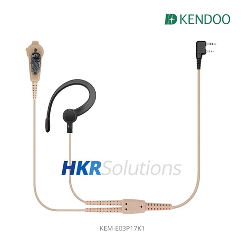 KEM-E03P17K1 Two-way Radio Ear-hanger Earplug Headset