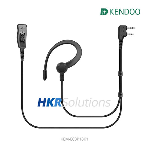 KEM-E03P18K1 Two-way Radio Ear-hanger Earplug Headset