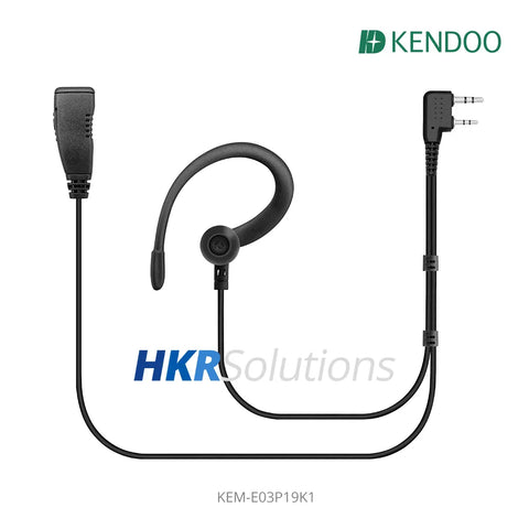 KEM-E03P19K1 Two-way Radio Ear-hanger Earplug Headset