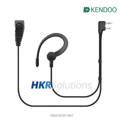 KEM-E03P19K1 Two-way Radio Ear-hanger Earplug Headset