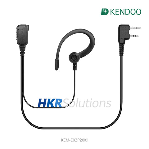 KEM-E03P20K1 Two-way Radio Ear-hanger Earplug Headset