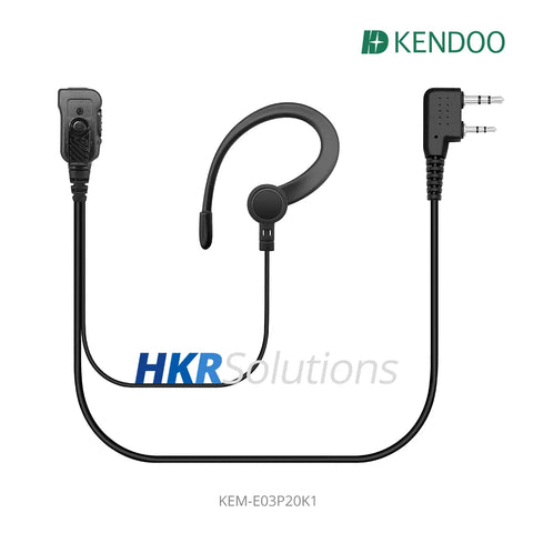 KEM-E03P20K1 Two-way Radio Ear-hanger Earplug Headset