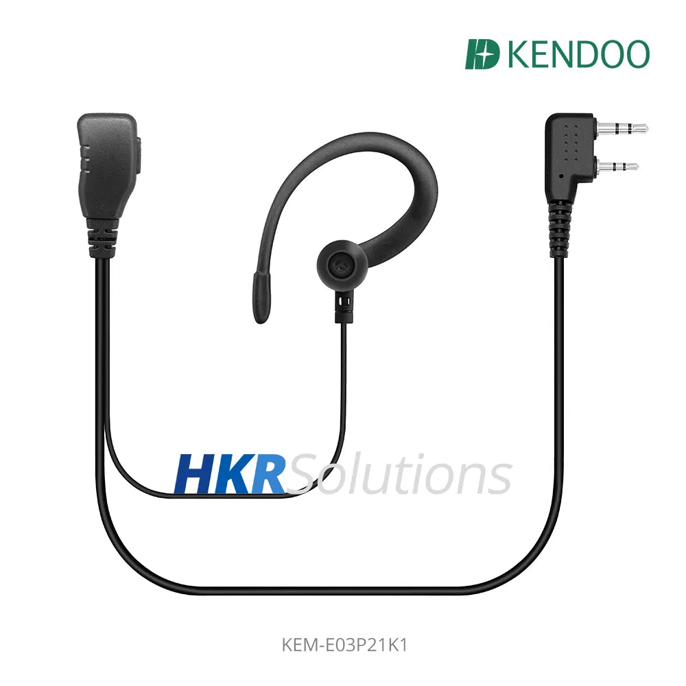 KEM-E03P21K1 Two-way Radio Ear-hanger Earplug Headset