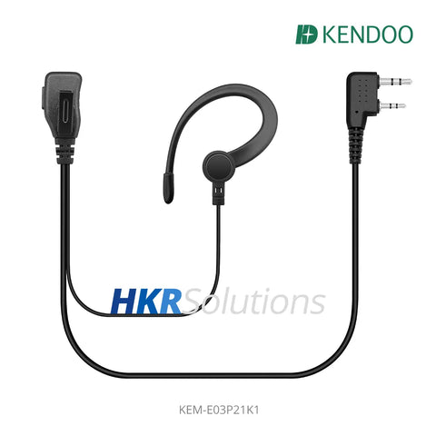 KEM-E03P21K1 Two-way Radio Ear-hanger Earplug Headset