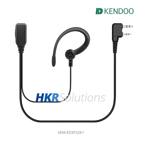 KEM-E03P22K1 Two-way Radio Ear-hanger Earplug Headset