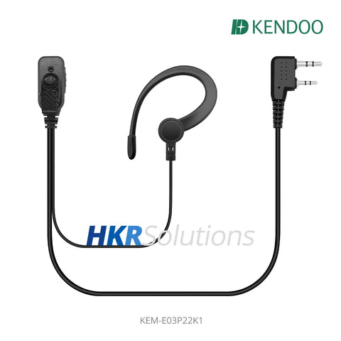 KEM-E03P22K1 Two-way Radio Ear-hanger Earplug Headset