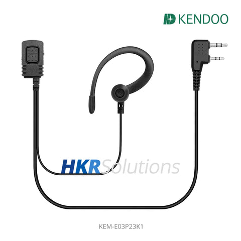 KEM-E03P23K1 Two-way Radio Ear-hanger Earplug Headset