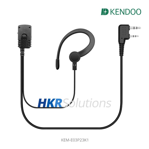 KEM-E03P23K1 Two-way Radio Ear-hanger Earplug Headset