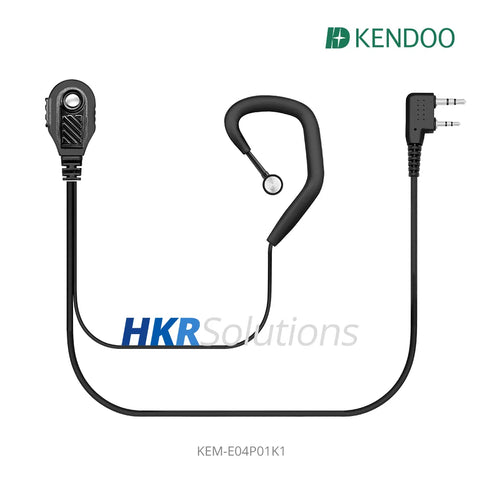 KEM-E04P01K1 Two-way Radio Ear-hanger Earplug Headset