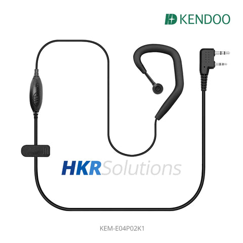 KEM-E04P02K1 Two-way Radio Ear-hanger Earplug Headset