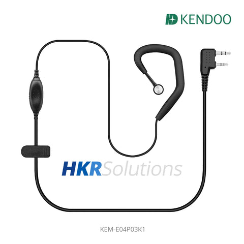 KEM-E04P03K1 Two-way Radio Ear-hanger Earplug Headset